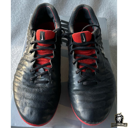 NIKE TIEMPO LEGEND VIII "BLACK/CHILE RED”