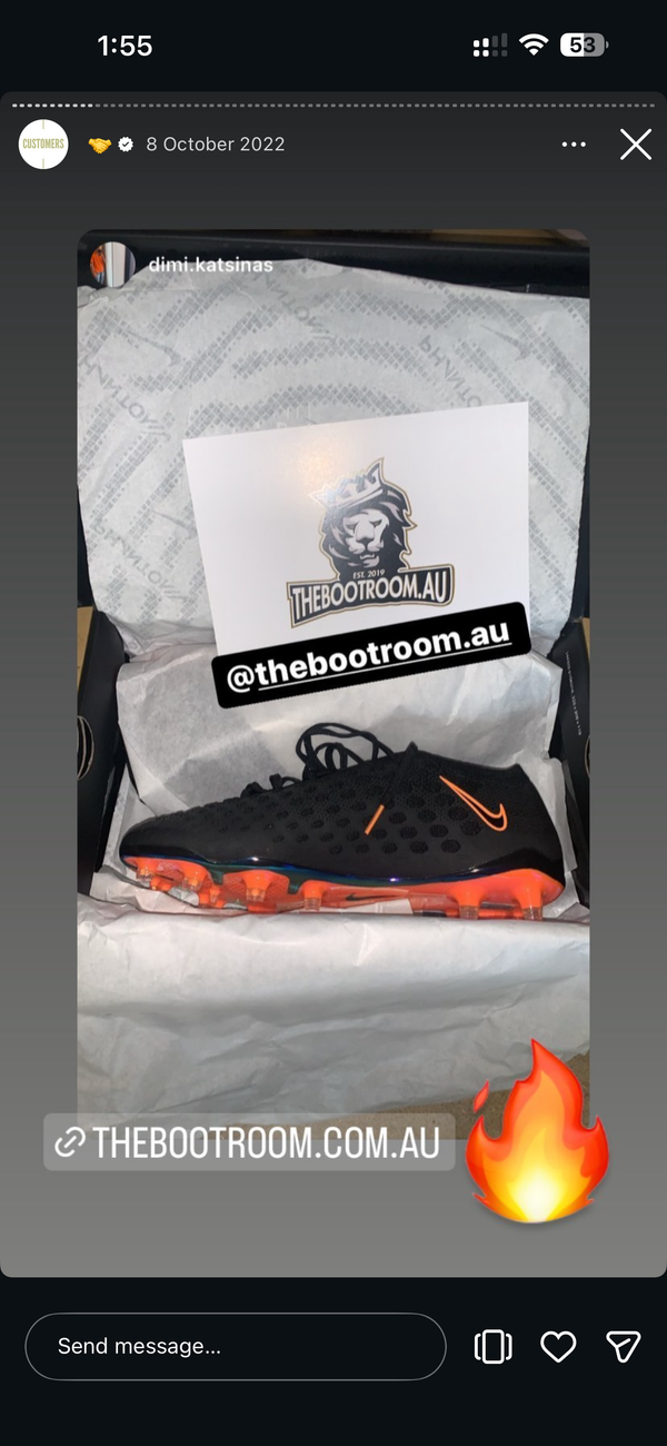 Bootroom customer with their boots