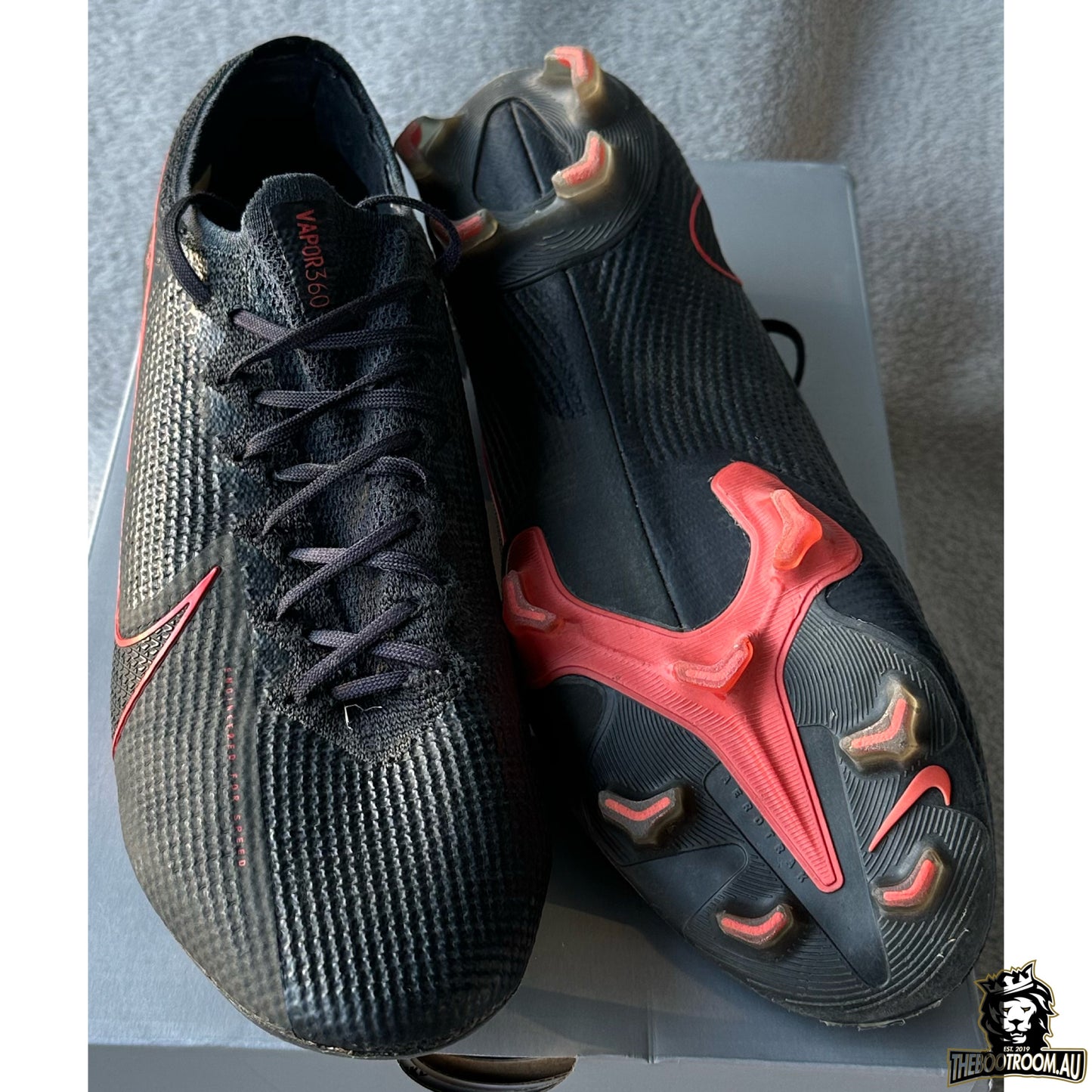 NIKE MERCURIAL VAPOR XIII “BLACK/CHILE RED”