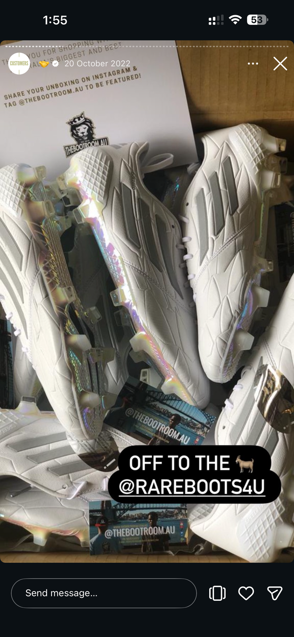 Bootroom customer with their boots