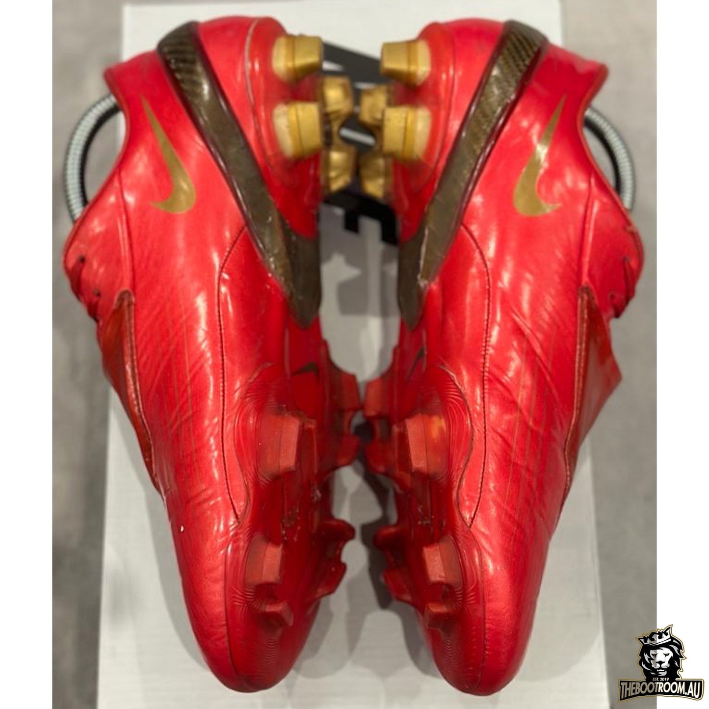 NIKE MERCURIAL VAPOR IV RED/GOLD