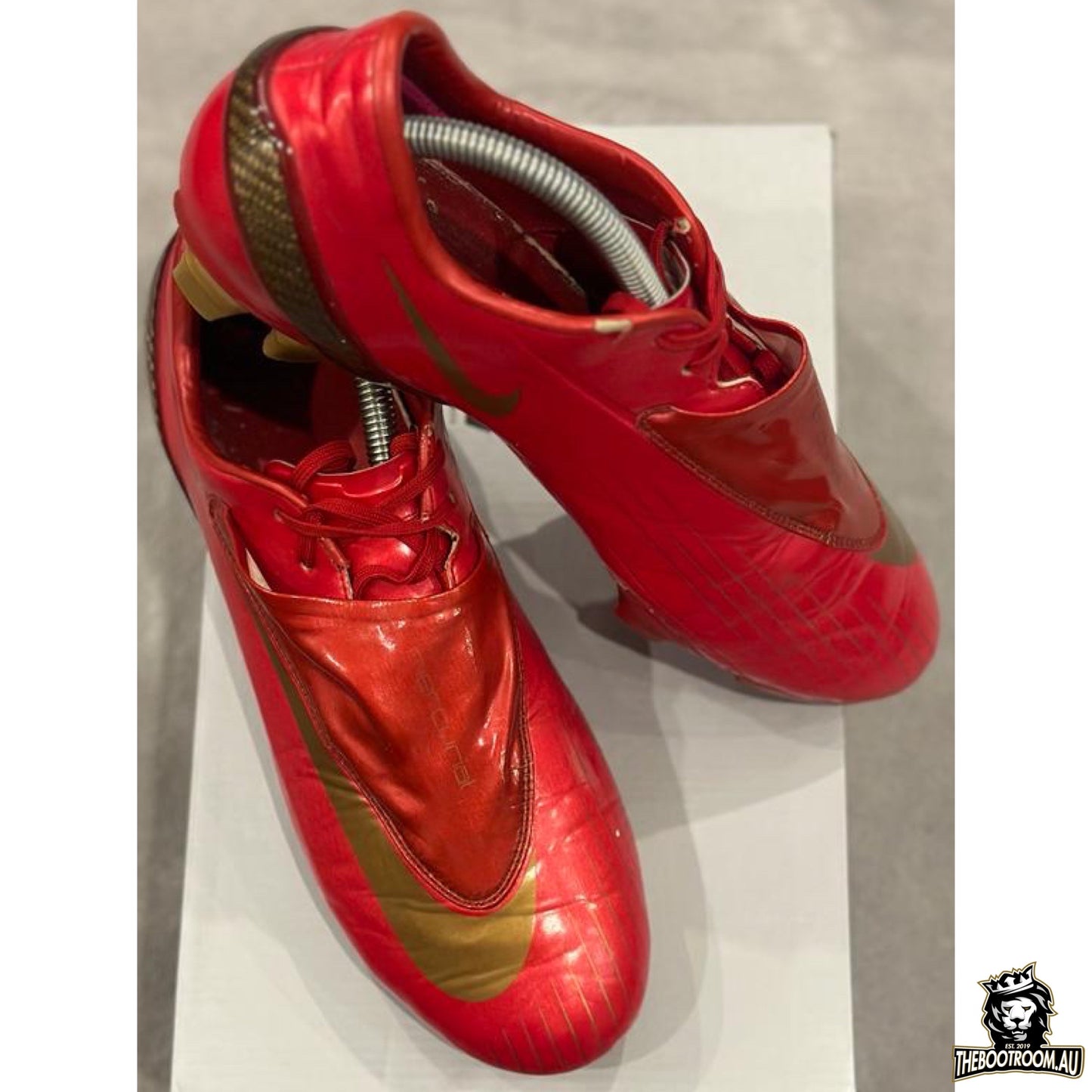 NIKE MERCURIAL VAPOR IV RED/GOLD