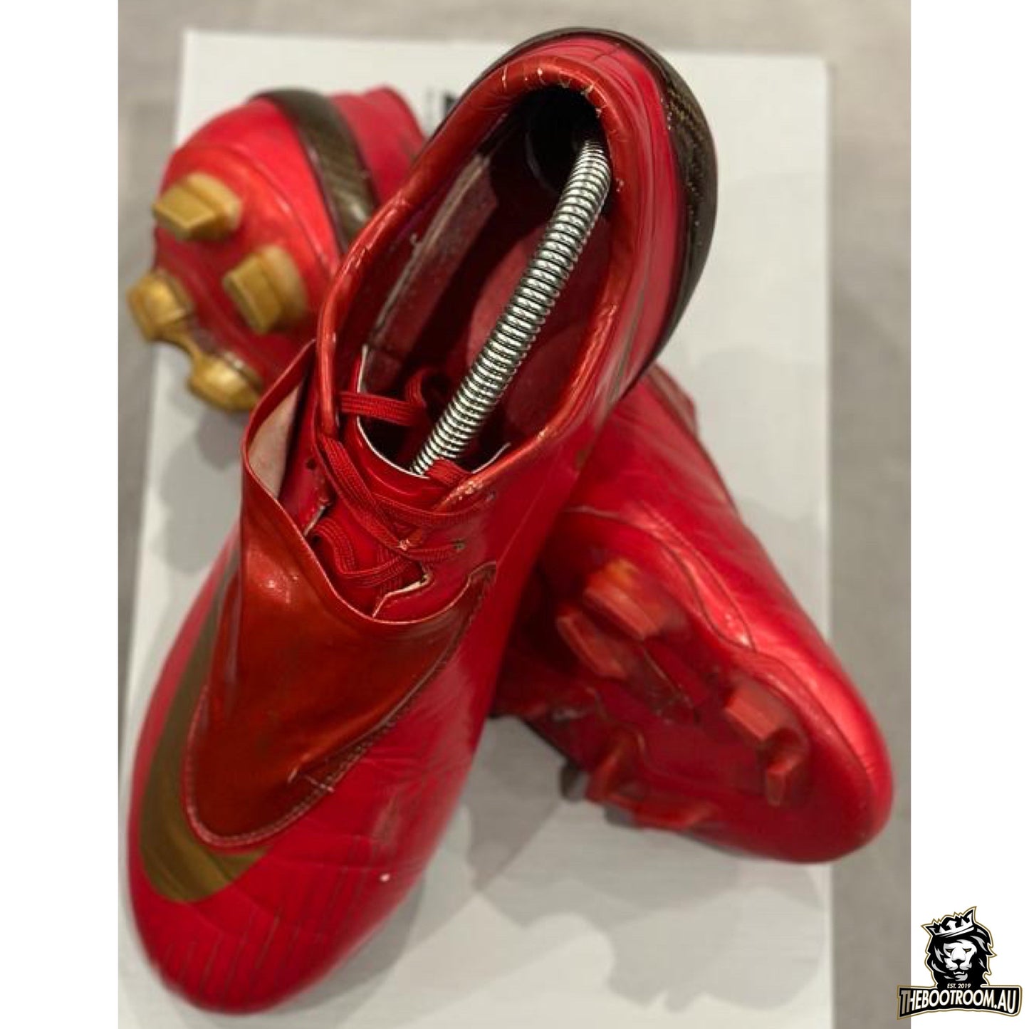 NIKE MERCURIAL VAPOR IV RED/GOLD