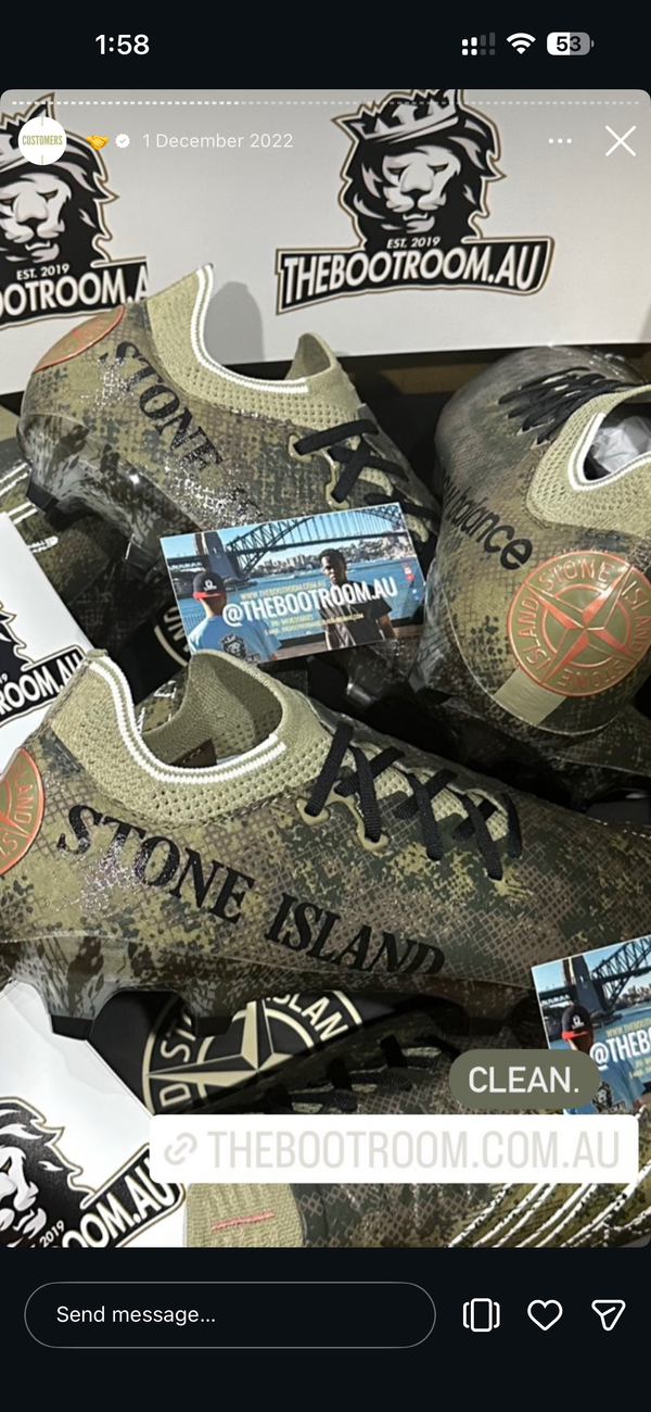 Bootroom customer with their boots