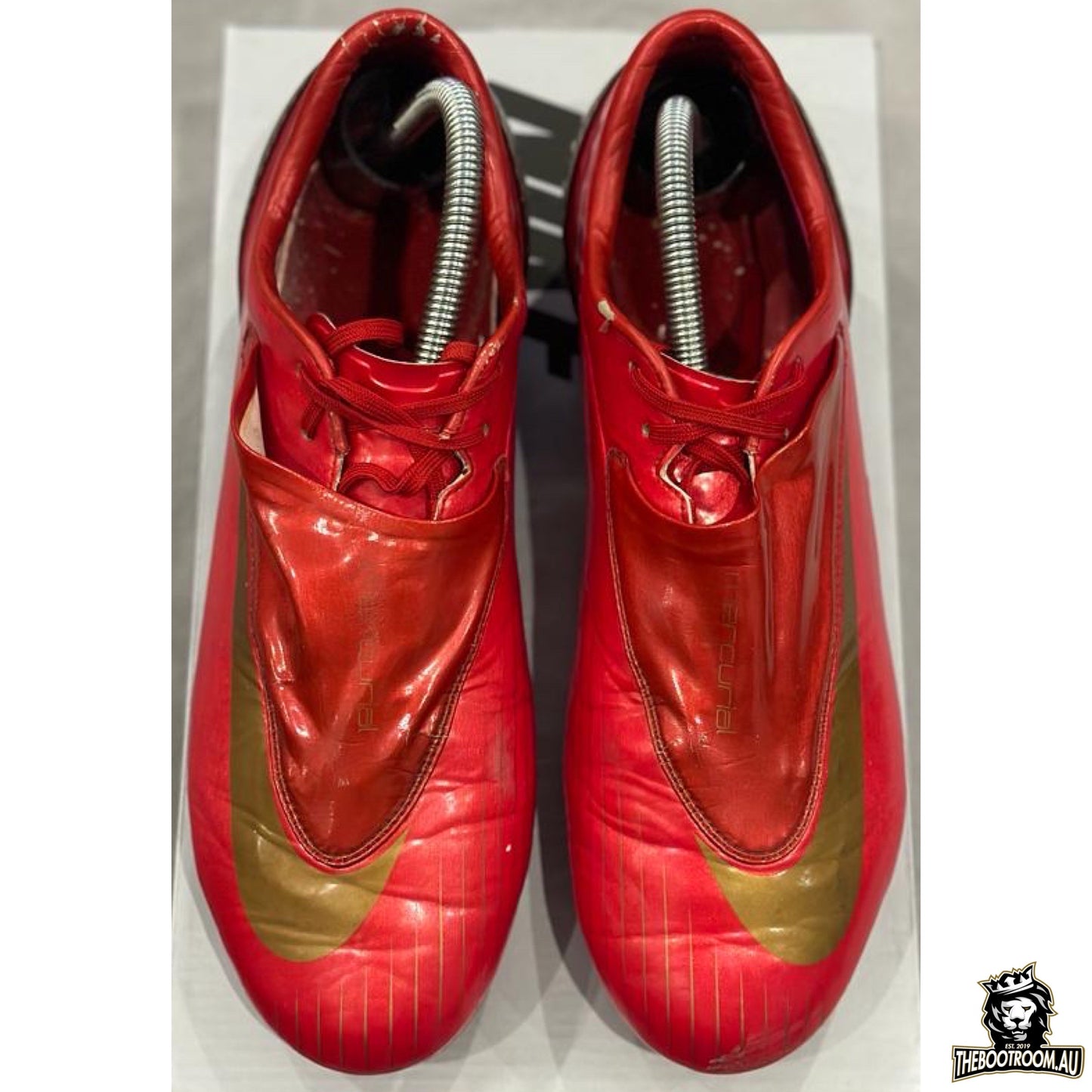 NIKE MERCURIAL VAPOR IV RED/GOLD