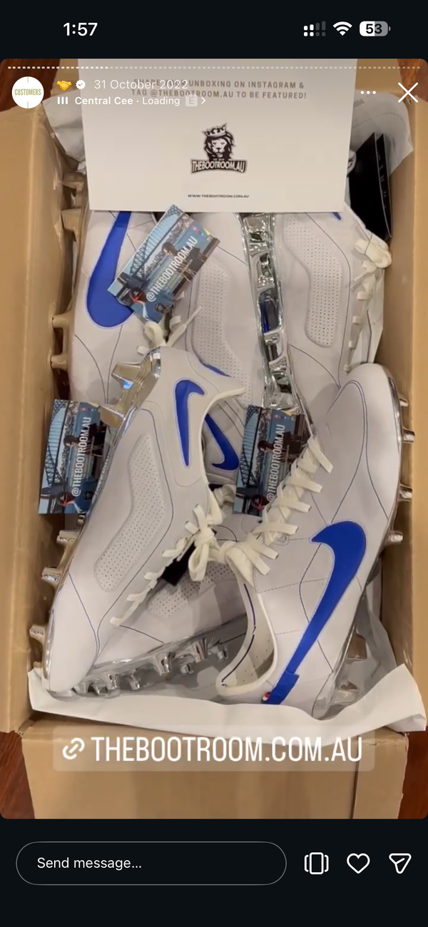 Bootroom customer with their boots