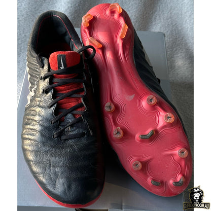 NIKE TIEMPO LEGEND VIII "BLACK/CHILE RED”