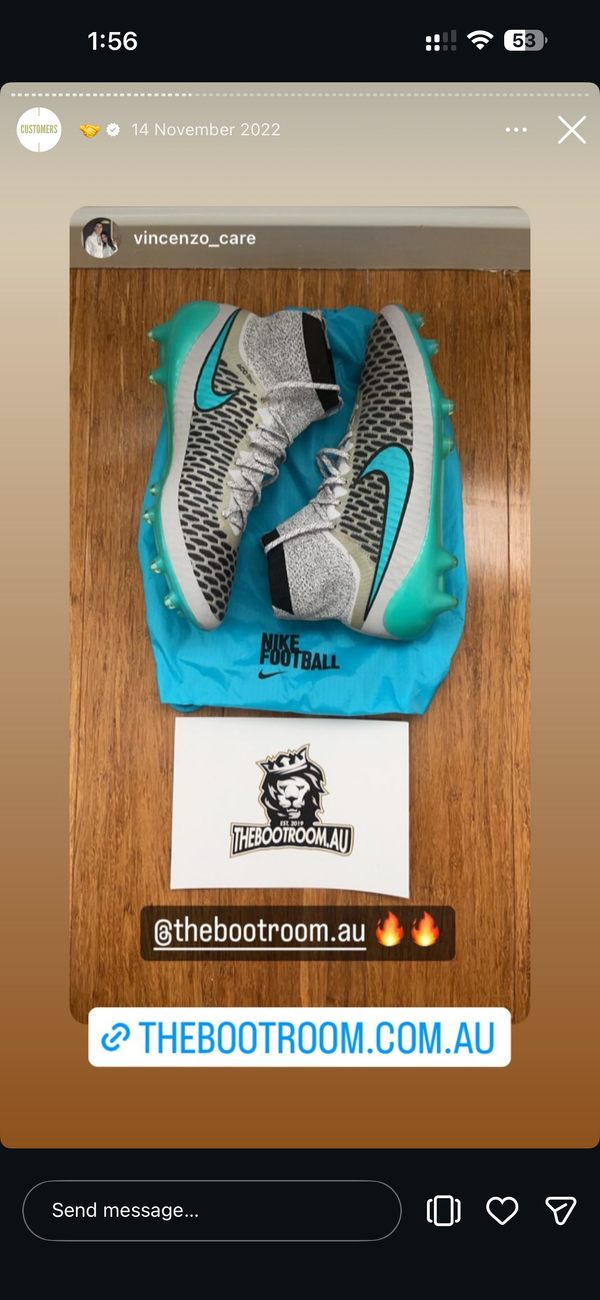 Bootroom customer with their boots