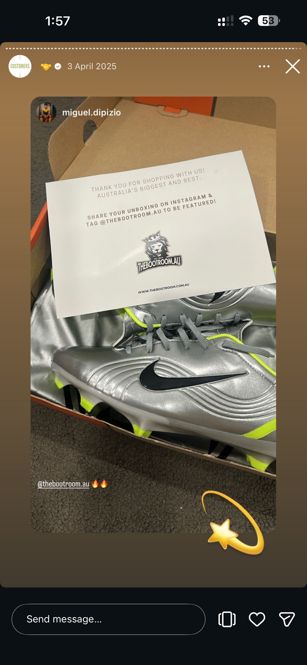 Bootroom customer with their boots