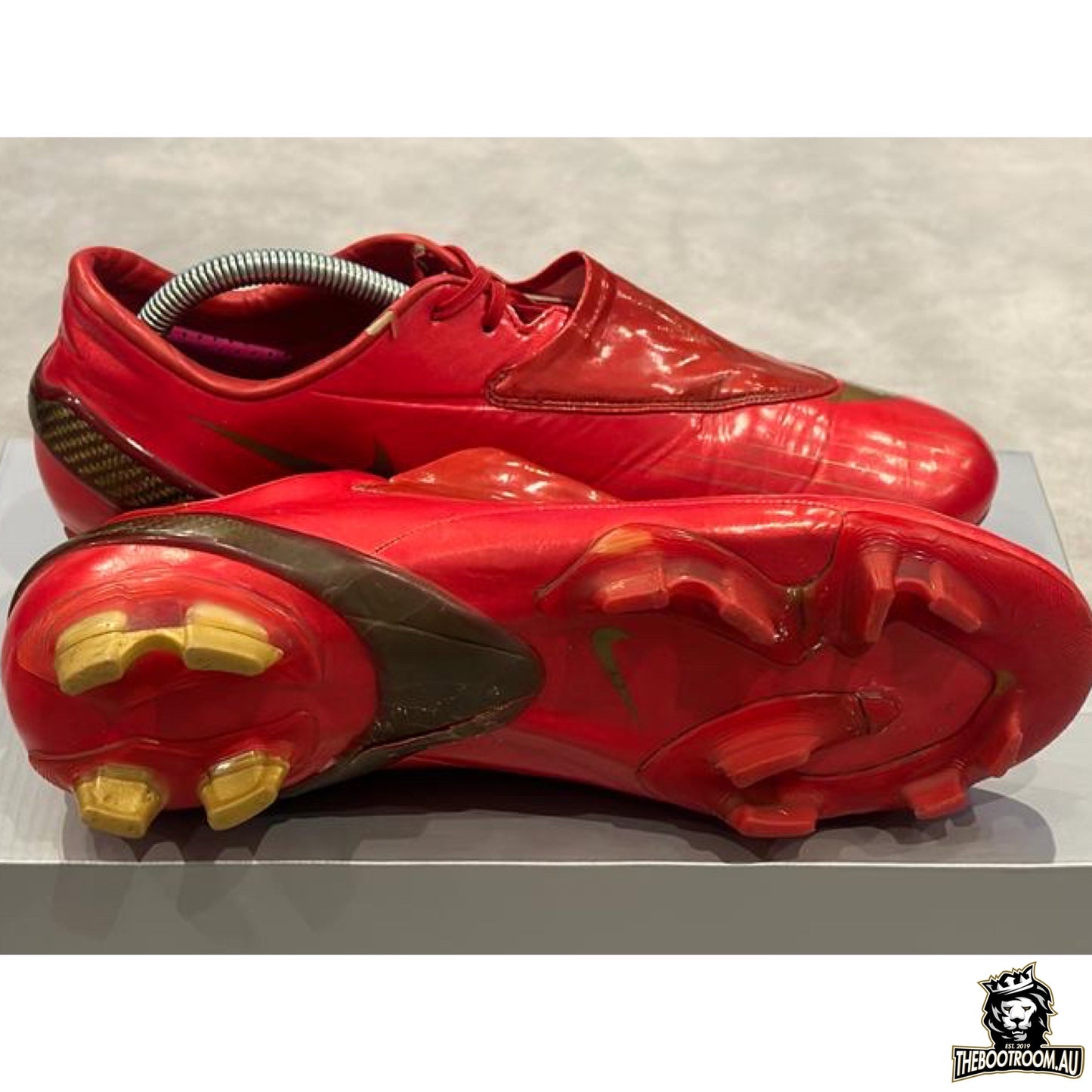 NIKE MERCURIAL VAPOR IV RED/GOLD