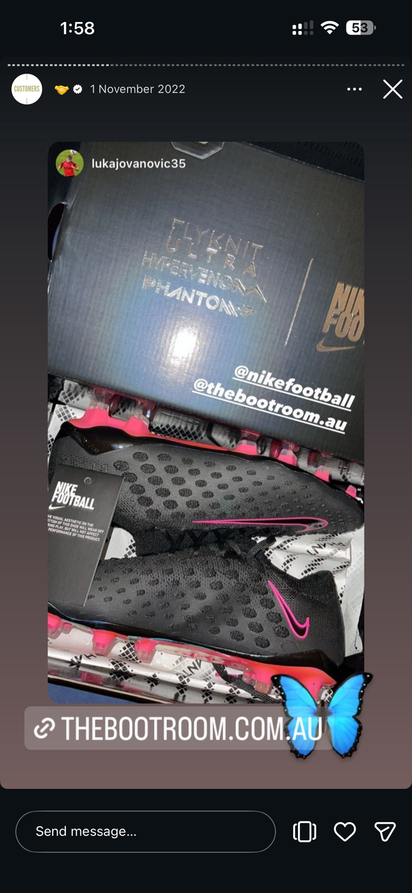 Bootroom customer with their boots