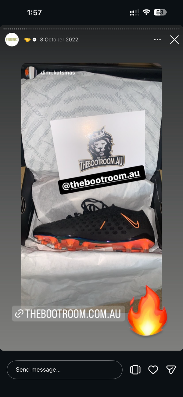 Bootroom customer with their boots
