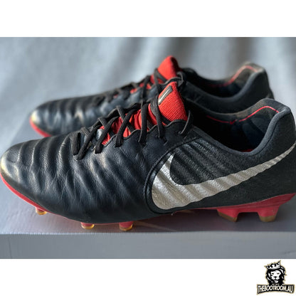 NIKE TIEMPO LEGEND VIII "BLACK/CHILE RED”