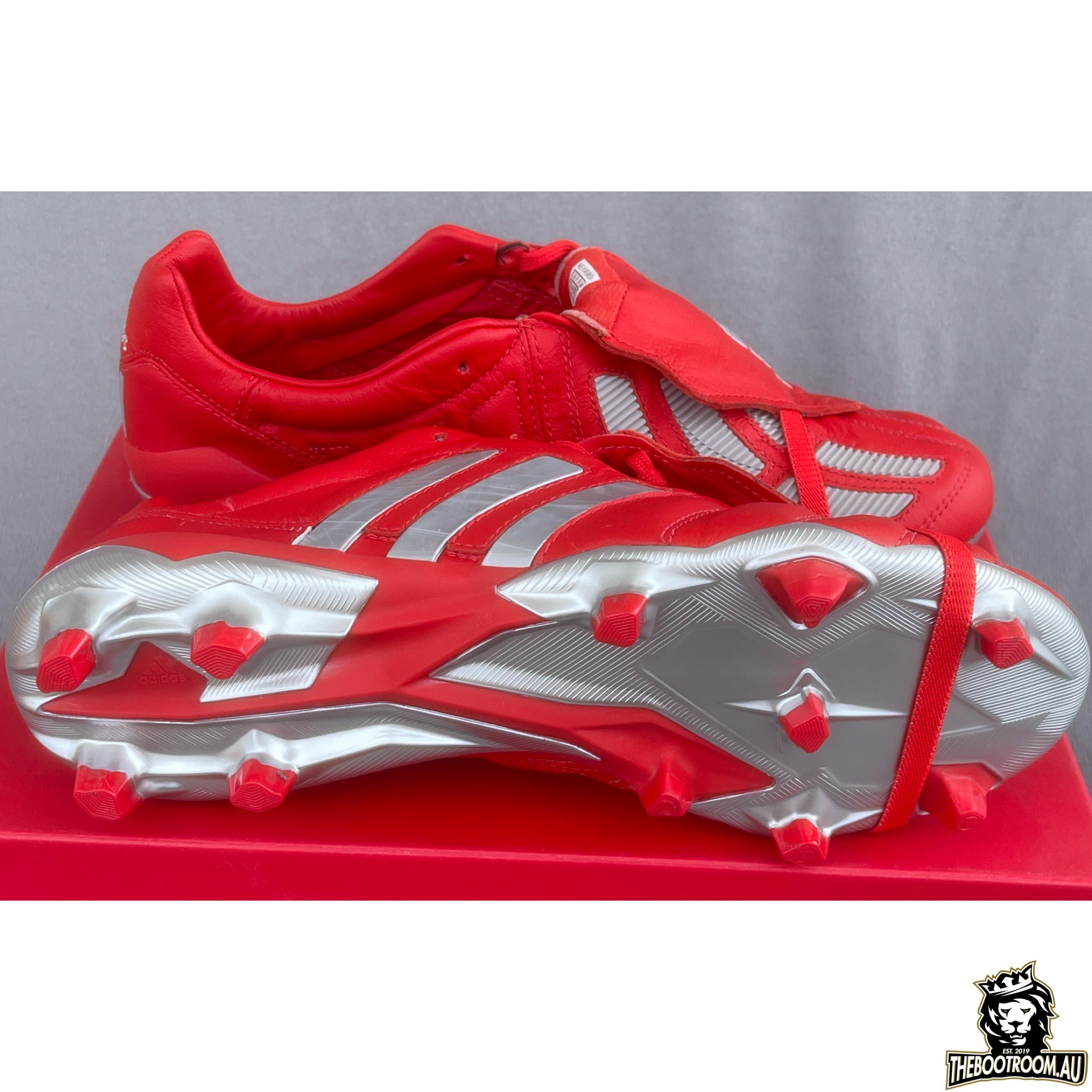 ADIDAS PREDATOR MANIA 19 RED METALLIC SILVER TheBootRoom AU