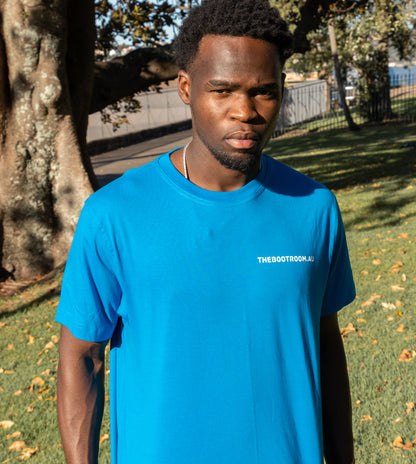 OG LOGO TSHIRT - AQUA BLUE