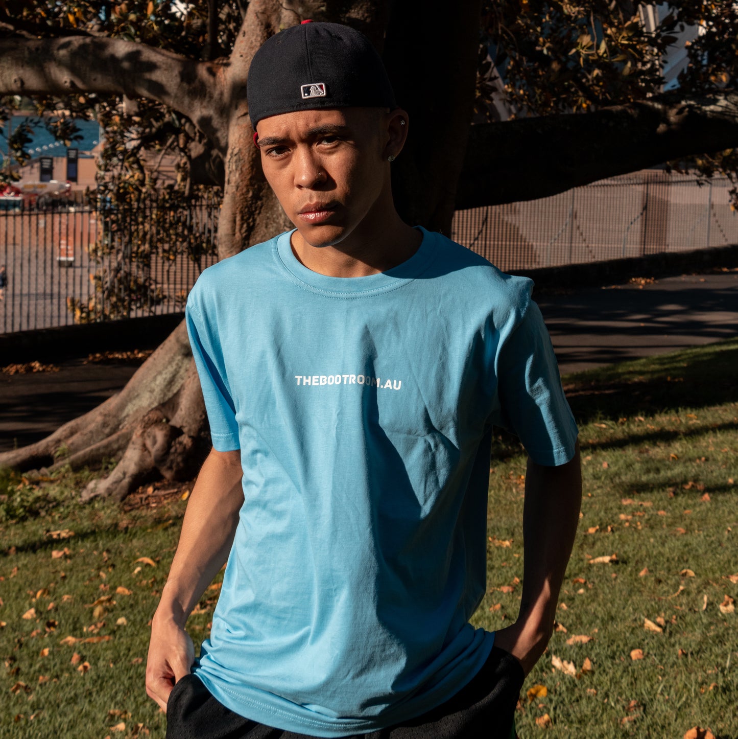 OG LOGO TSHIRT - BABY BLUE