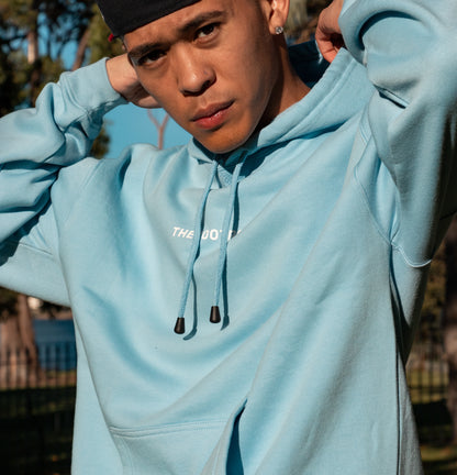 OG LOGO HOODIE - BABY BLUE