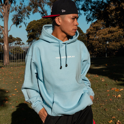 OG LOGO HOODIE - BABY BLUE