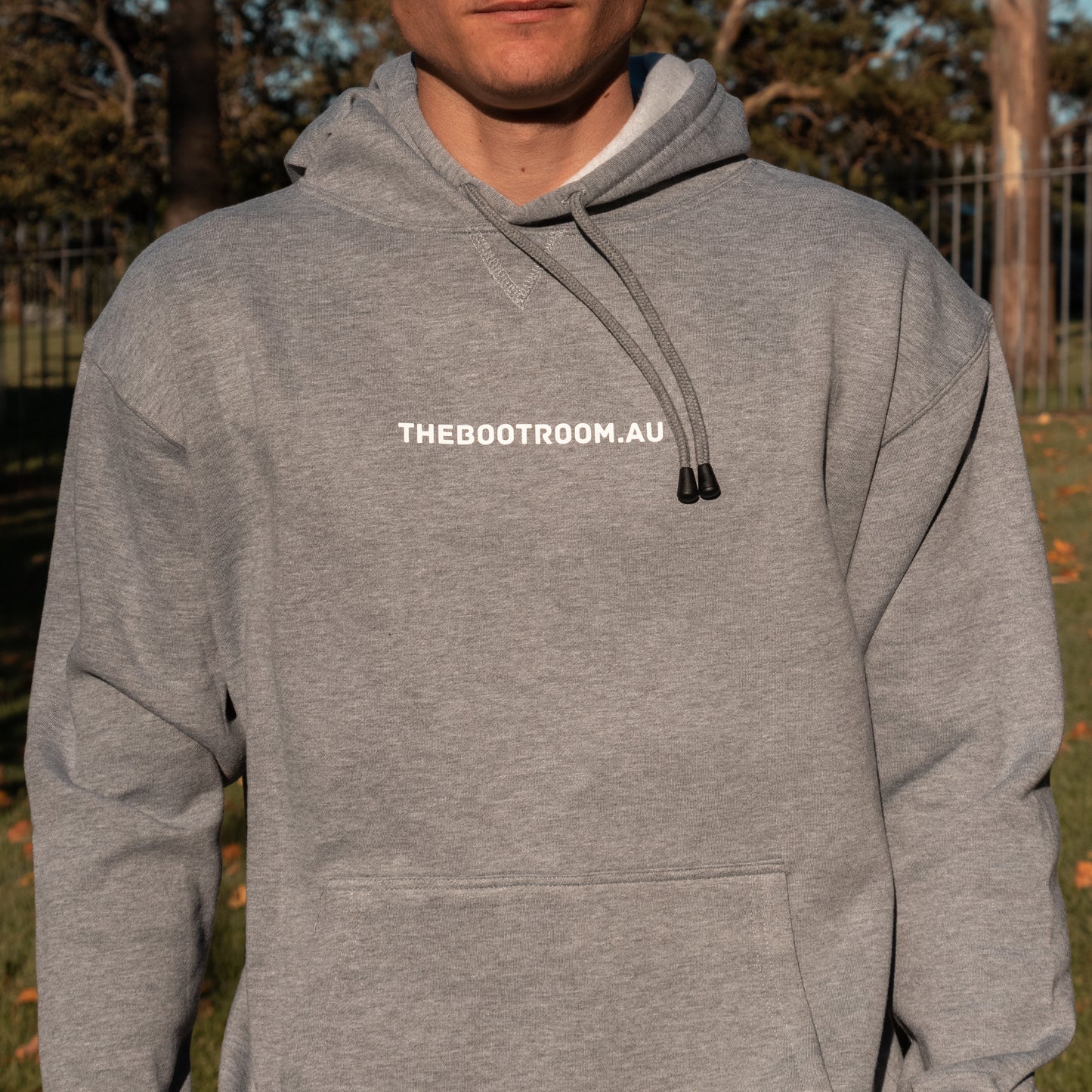 OG LOGO HOODIE - GREY