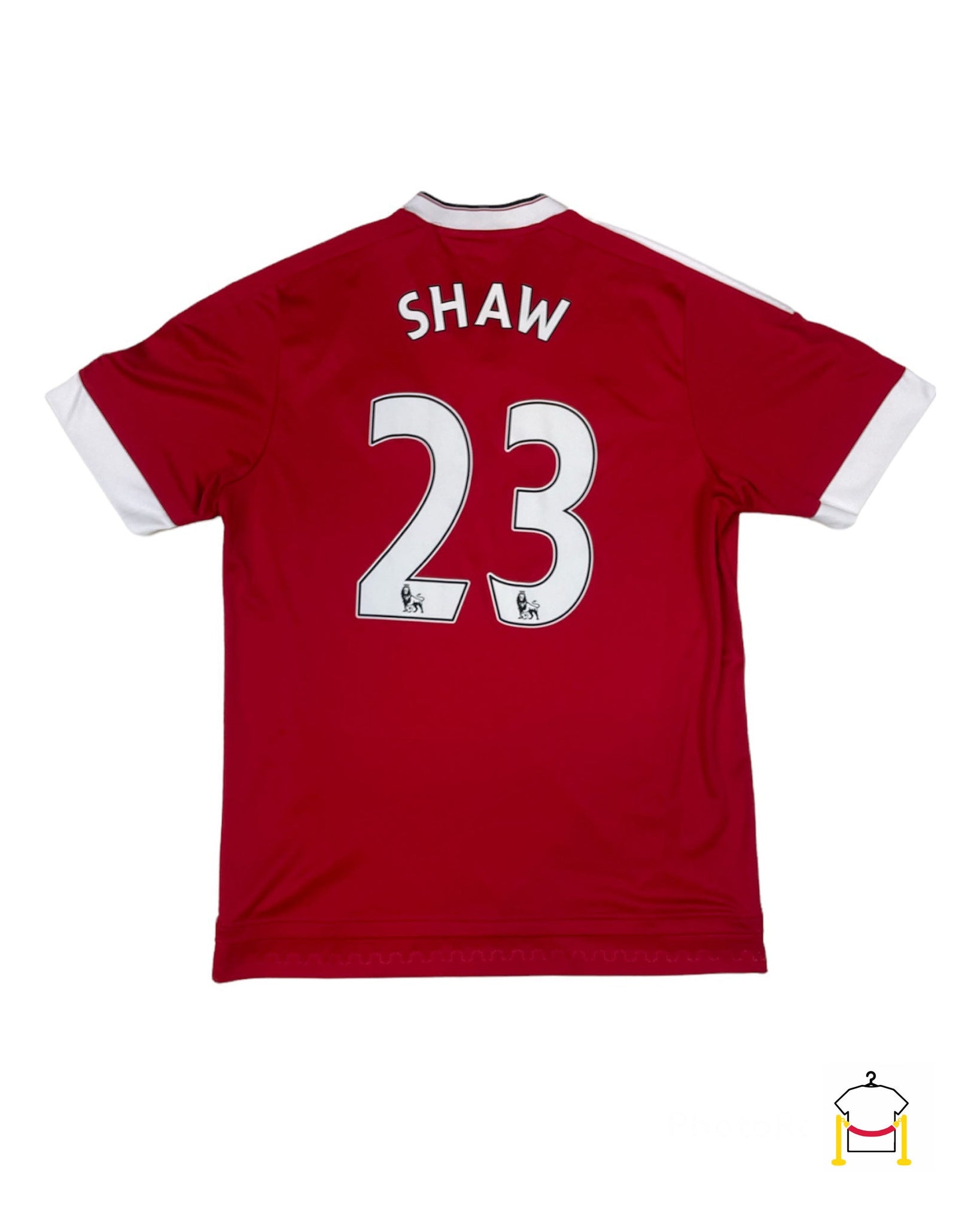 ADIDAS MANCHESTER UNITED 2015/16 HOME "SHAW 23" (LARGE)