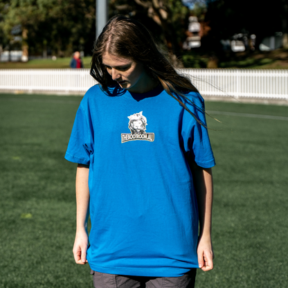 SMALL LOGO TSHIRT - AQUA BLUE