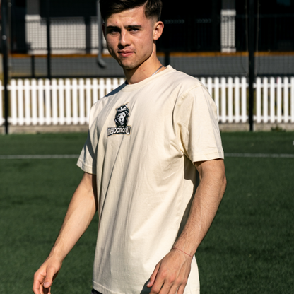 SMALL LOGO TSHIRT - BEIGE