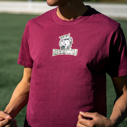 SMALL LOGO TSHIRT - MAROON