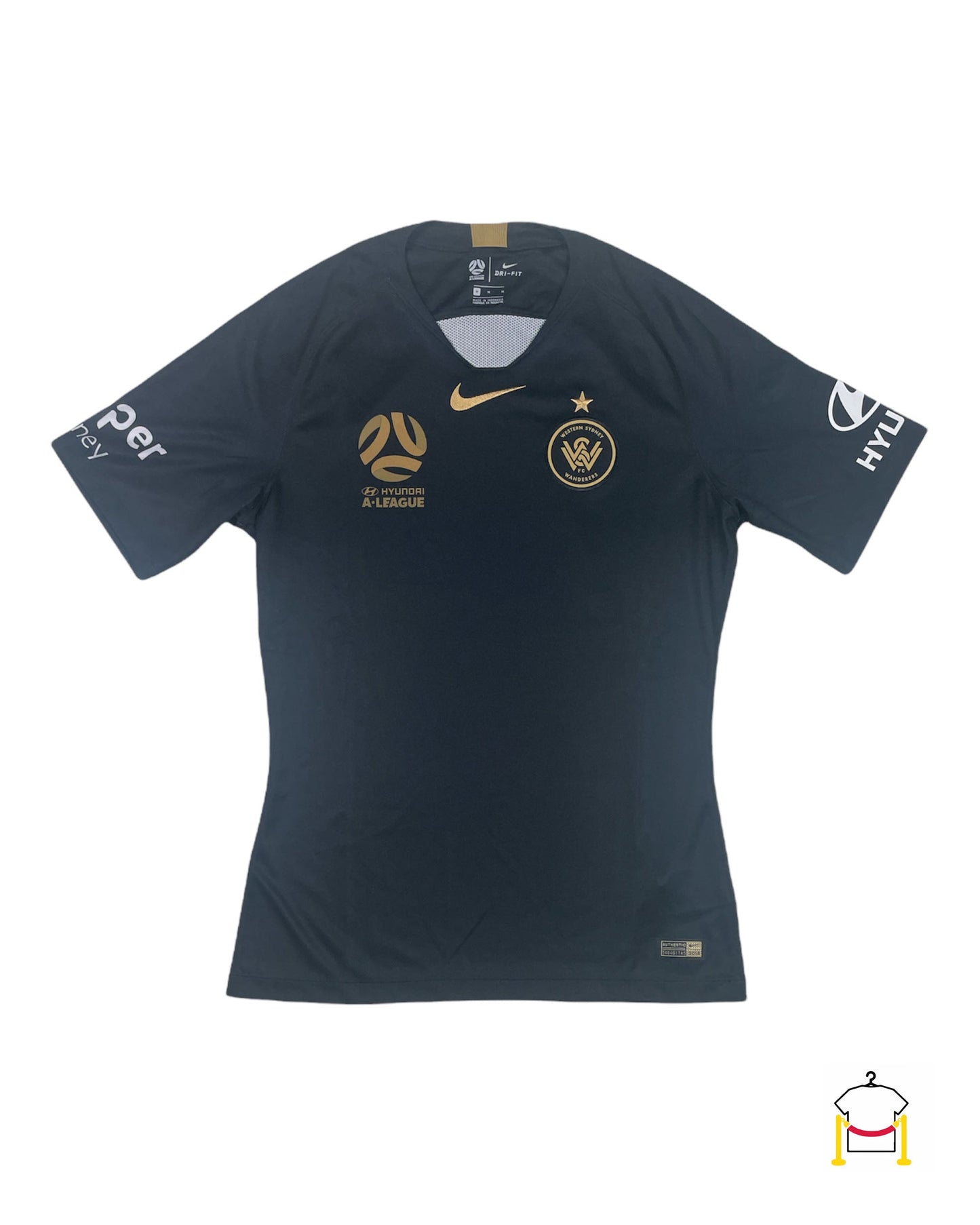 *MATCH ISSUE* WESTERN SYDNEY WANDERERS 2018/19 AWAY SET (MEDIUM)