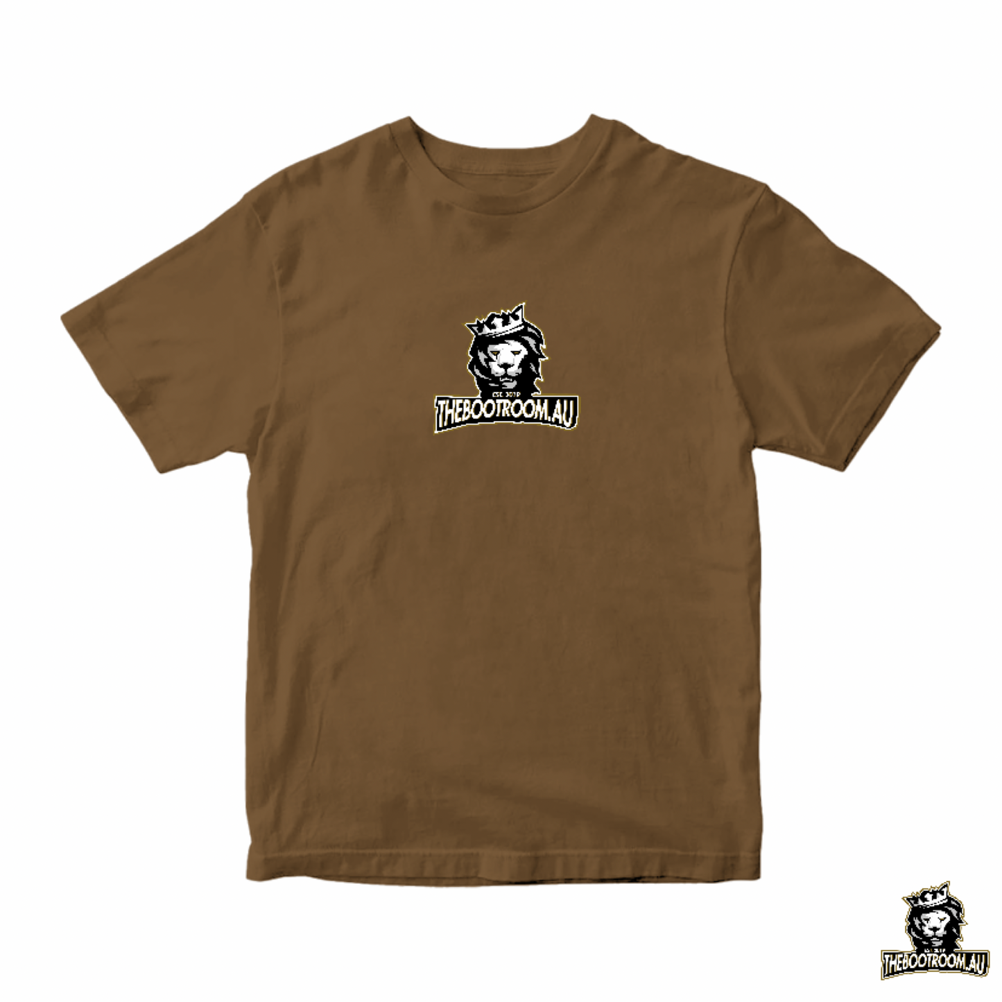 SMALL LOGO TSHIRT - BROWN