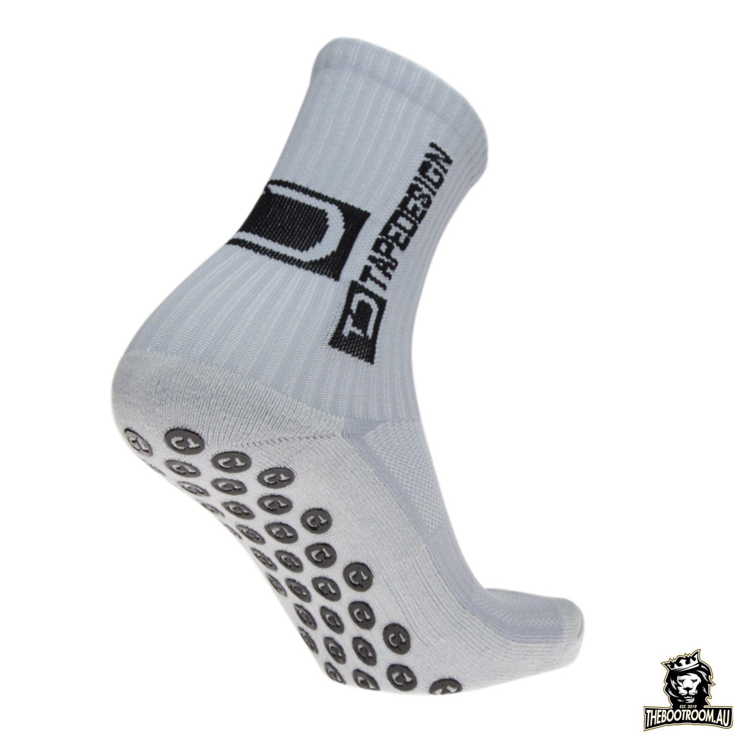 TAPEDESIGN - LIGHT GREY GRIP SOCKS